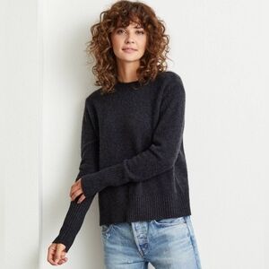 New Mongolian Cashmere Not Monday Cashmere Sweater Cashmere Crew Luxury Knit Top